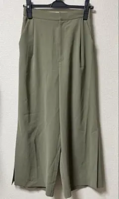 ワイドパンツ スラックス