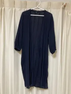 ユニクロ　羽織り　ロング　カーディガン　ロング　シャツ