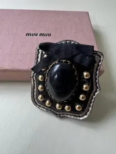※値下げ可能　MIU MIU ブローチ 箱付き