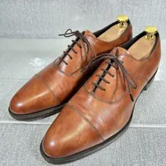 【極美品】シェットランドフォックス内羽根式ストレートチップ25.5