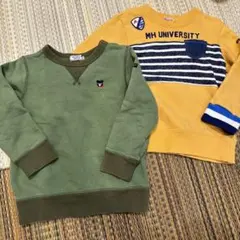 ミキハウス　ダブルビー　トレーナー　110 2枚セット