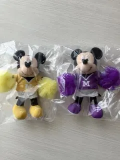 ディズニー　ぬいぐるみチャーム　チア　Cheer Together ２個セット