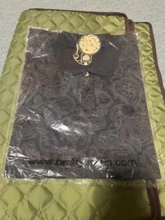 【新品】Pretty Green ネイビーペイズリーポロシャツ　サイズ2