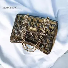 MOSCHINO モスキーノ キルティング チェーンショルダーバッグトートバッグのサムネイル