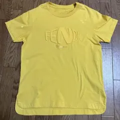 FENDI KIDS エンボスロゴ Tシャツ イエローのサムネイル