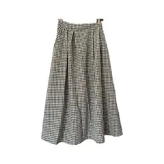 studio clipギンガムチェック ロングスカート