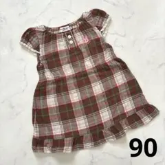 ミキハウス　ホットビスケッツ　ワンピース