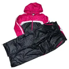 美品 ナイキ NIKE ジャージ ピンク セットアップ 上下 L レディース