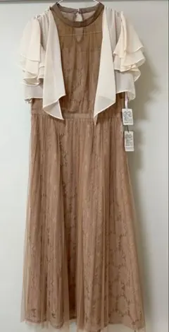 パーティードレス、結婚式、二次会、ドレス、ボレロ付き