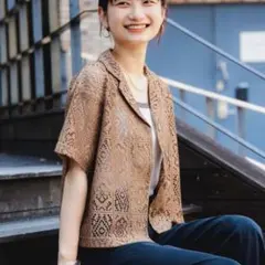 B:MING by BEAMS レース 開襟 シャツのサムネイル