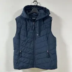 美品 ラルフローレン メンズ ダウンベスト 紺色 ネイビー