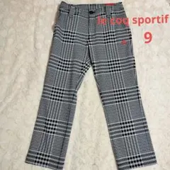 デサント ルコック ゴルフパンツ 9 M レディース　チェック