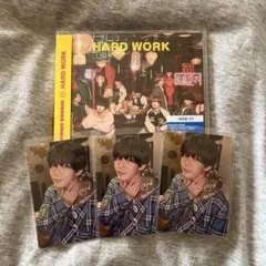なにわ男子 HARD WORK 通常盤 長尾謙杜 トレカセット