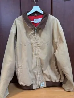 90s Carhartt Santa Fe Jacket JQ2246 ワイン色 - メルカリ