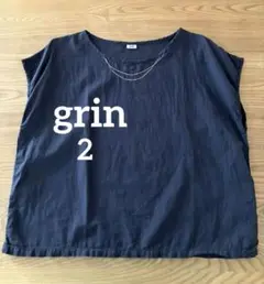 grin グリン　プルオーバー　ブラウス　サイズ2 刺繍　綿100% 日本製のサムネイル