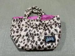 deicy ヒョウ柄 ミニトートバッグ