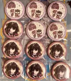 プリティーリズム みあ 缶バッジ サンリオ プリティーシリーズ ばつ丸