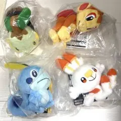 ポケモン 1番くじ ぬいぐるみ5種セット 記念メタルチャームセット