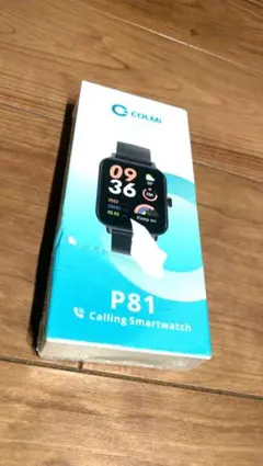COLMI P81 通話機能付きスマートウォッチ 未開封 外箱に傷アリ