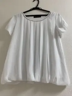 カットソー トップス ブラウス　ホワイト　未使用訳あり