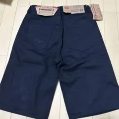 新品 ダークブルー 5ポケットショートパンツ