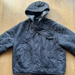 スタジオクリップ　2wayキルティングジャケット　フード付き
