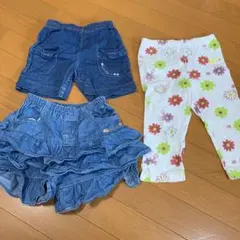 ケーピー　ショートパンツ 女の子　3点セット