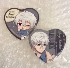 ブルーロック 東急不動産 渋谷制覇 ハート缶バッジ 凪誠士郎 2種セット