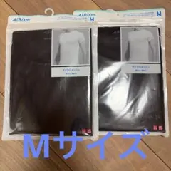 ユニクロ エアリズム マイクロメッシュ クルーネック半袖 Mサイズ 2枚セット