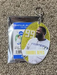 ファイターズ ラメグリッターキーホルダー レイエス選手