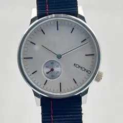 新品未使用 KOMONO W2277 ウィンストン サブス シルバー ネイビー