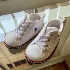 ベビーシューズ　コンバース ホワイトスニーカー 12.5cm