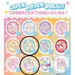 サンリオキャラクターズキラキラBIG缶バッジ２点セット