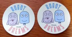 ロボットドリームズ ステッカー 2枚セット　ポストカード ロボットドリームズ ステッカー 2枚セット ポストカード ロボット