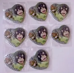 忍たま乱太郎 七松小平太 ハート缶バッジ ナンジャタウン