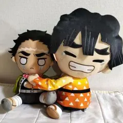 鬼滅の刃 　我妻善逸　悲鳴嶼行冥ぬいぐるみ 2体セット