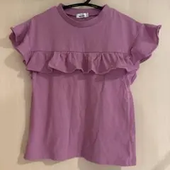 ペアマノン　半袖Tシャツ　120センチ　パープル　美品