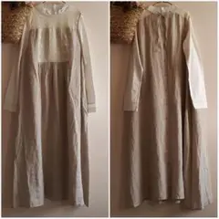 新品　SM2☆ベージュ／kazumiさんコラボノースリレースワンピース