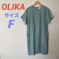 OLIKA 半袖フリルワンピース　Fのサムネイル