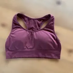 GU スポーツブラ ヨガウェア ボルドー