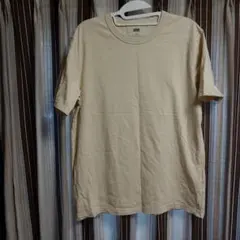 ユニクロu クルーネックtシャツ XL コットン100% キナリ ナチュラル