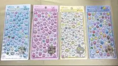 【正規品】しずくちゃん　ボンボンドロップシール　ミニ　コンプリート 4種セット