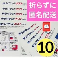 【10枚】即発送◎ ★匿名配送★ ゆうパケットポスト mini ミニ 専用封筒