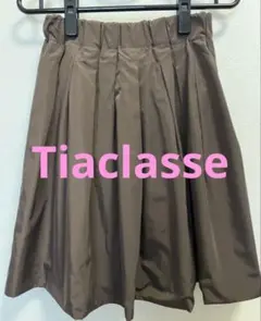 Tiaclasse ブラウン プリーツスカートのサムネイル