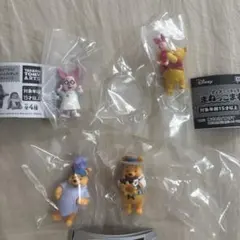 プーさん　ガチャガチャ　セット売り　まねっこますこっと　　ピグレット
