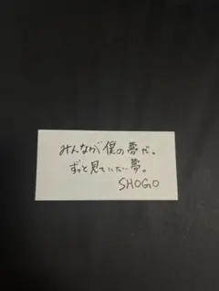 INI 落下物　田島将吾