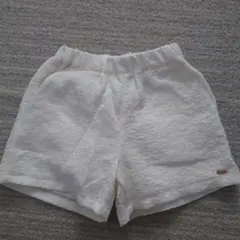 apres les cours　オフホワイト ショートパンツ