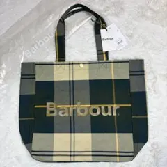 《未使用品》 Barbour バブアー トートバッグ タータンチェックのサムネイル