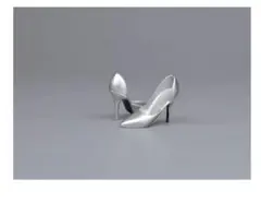 シルバー ドール用 ハイヒール　1/6 ※リカちゃん不可