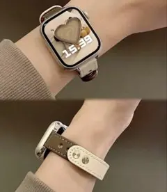 Apple Watch リバーシブル ウォッチバンド　トレンチゴールド